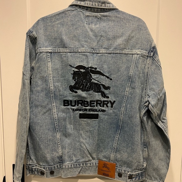 Burberry supreme Jean jacket size L - Picture 2 of 6